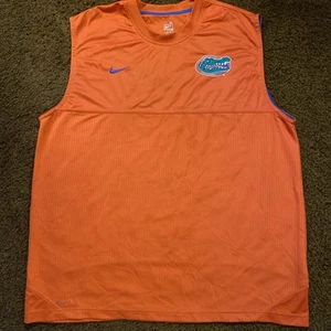 Camiseta sin mangas de baloncesto Florida Gators Nike para hombre XL bordada Nike Fit naranja seco - Imagen 1 de 18