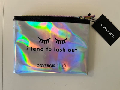 NEW “I Tend To Lash Out” COVERGIRL Cosmetic Makeup Bag - Image 1 of 3
