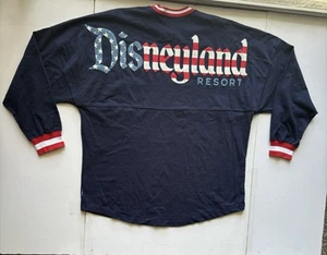 Disneyland Resort Spirit Jersey Adult Large Red White Blue USA Flag July 4 Rare - Picture 1 of 7