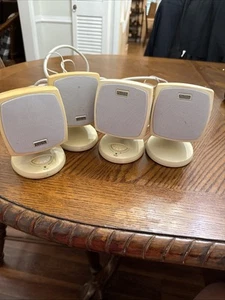 Altec Lansing ACS33 Multimedia Computer Speakers Set Of 4 With Cables - Picture 1 of 4
