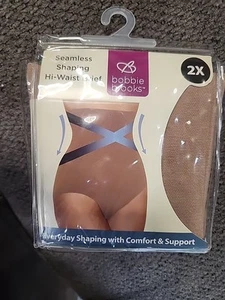 Bobby Brooks Seamless Shaping High Waist Brief Size 2X  Beige Underwear - Picture 1 of 1