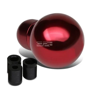 M8/M10/M12 MT/MANUAL GEAR TRANSMISSION RED BILLET ALUMINUM SHORT SHIFT KNOB - Picture 1 of 5