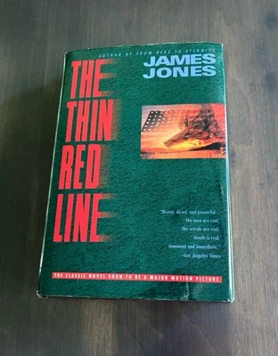 The Thin Red Line By James Jones Hardcover Book Delta 1991 - Image 1 of 4