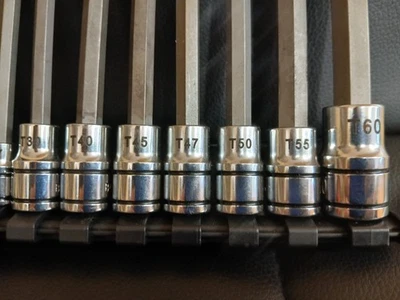 Matco Tools SABCTXL13V 1/4", 3/8" & 1/2" Dr 13 Pc Long ADV Star Bit Socket Set - image 1 of 4