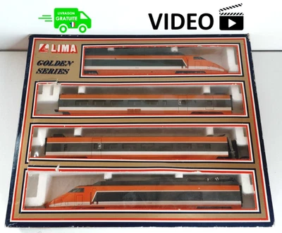 LIMA  Golden Series 14 9711 G  HO RAME TGV PSE 4 Eléments  SNCF 1/87 1:87 - Immagine 1 di 4