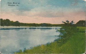 Postcard VT Vermont Windsor Connecticut River c1910-15 Publisher Chas Skinner - Picture 1 of 1
