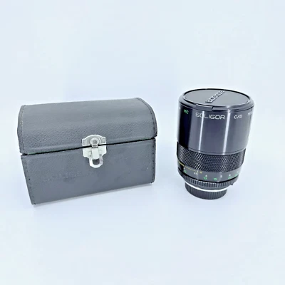 SOLIGOR C/D 500mm Mirror Lens Catadioptric Hood ND2X ND4X 1A case  Canon T Mount - Image 1 of 4