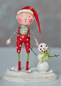 Lori Mitchell SNOWY JOEY Collectible Christmas Figurine NEW 15535 - Picture 1 of 2