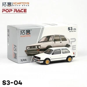 XCARTOYS 1/64 Scale Golf GTI MK2 White Diecast Car Model Toy Gift - Picture 1 of 6