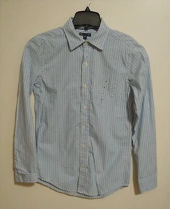 Gap Men's Striped Long Sleeve Button Up Shirt Size XS, Blue/Green NWOT - Picture 1 of 5