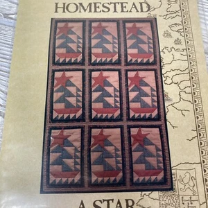 Liberty Homestead "A Star To Steer Her By" Quilt Pattern, Blue Whale Designs NEW - Picture 1 of 4