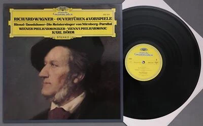 R626 Wagner Overtures Preludes Bohm VPO DGG 2531 214 Stereo - Image 1 of 3