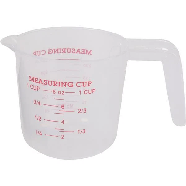 (3)-Norpro 1 taza de plástico blanco estándar y taza de medición métrica 3035 Foto 1 de 1