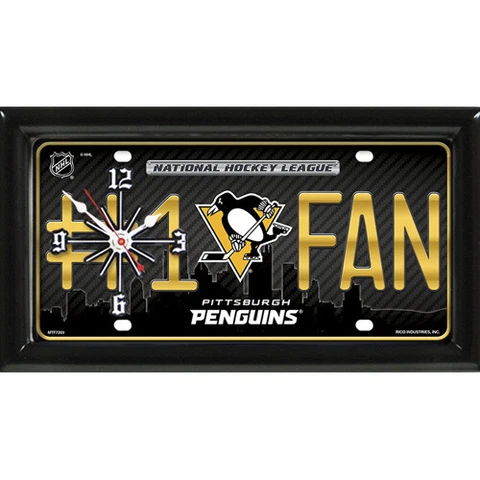 Pittsburgh Penguins #1 Fan Clock by GTEI Cover
