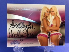 Benchwarmer 2008 Signature Series autograph card 1 OLLY Girls Molly & Holly
