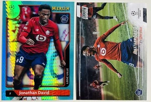 Jonathan David 2022 Topps Stadium Chrome Merlin Aqua Refractor RC Rookie #99 #83 - Picture 1 of 2