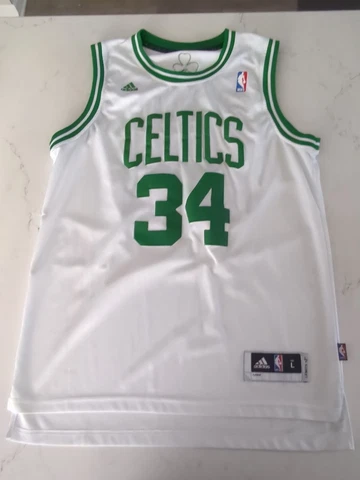 Men's Large Adidas Paul Pierce Boston Celtics Jersey Cover