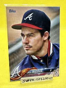 TOPPS 2018 Series 2 - GREG MADDUX / Braves Pitcher - Image Variation / SP #436 - Bild 1 von 7