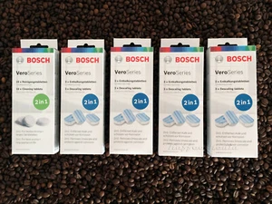 4 x BOSCH 2in1 Entkalkungstabletten TCZ 8002 A + 1 x Reinigungstabs TCZ 8001 A - Bild 1 von 3