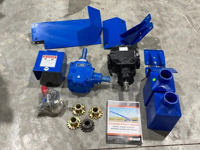 Kit de engranajes opción de accionamiento de cinta transportadora de grano producto agrícola Brandt toma de fuerza 1537LP Foto 1 de 4