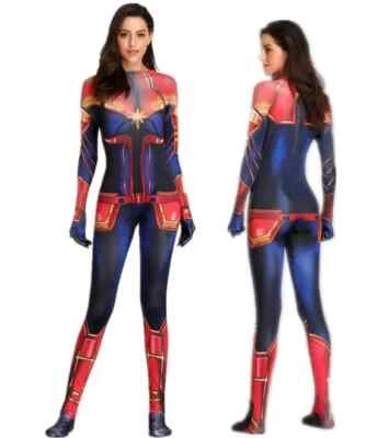 Adulto Juego de Rol Vengadores Superhéroe Vestido Elegante Conjunto Mono Disfraz Juegos con disfraces Foto 1 de 3