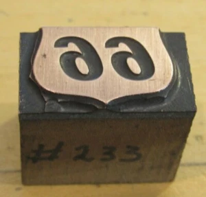 Very Old Phillips 66 Wooden Printing Block - #3 Gas Fuel Motor Oil - Picture 1 of 1