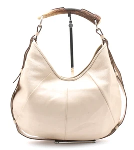Auténtico bolso de mano de hombro de cuero Yves Saint Laurent Rive Gauche Mombasa - Imagen 1 de 13