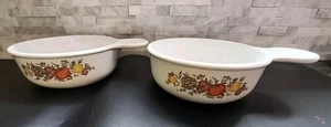 Vtg Corning Ware Spice of Life Grab It Bowl 15 oz P-150-B 1 Pr. With Lids - Picture 1 of 12
