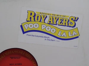 ROY AYERS 'poo poo la la' '84 cbs / promo / nm, hype - Picture 1 of 3
