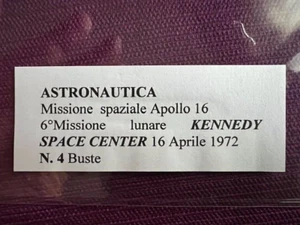 MISSIONE APOLLO 16 - 1972 - FDC GIRO COMPLETO n° 4 BUSTE (vedi foto) - Imagen 1 de 5