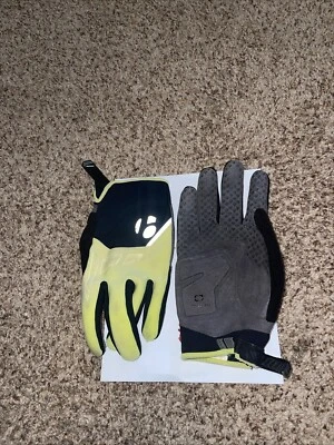 Bontrager Race Windshell Cycling Gloves Black  XXL 2XL Reflective New - Image 1 of 2