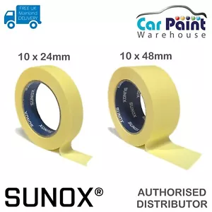 Cinta de enmascaramiento Sunox Premium - 10 x 24 mm (1") + 10 x 48 mm (2") - Imagen 1 de 3