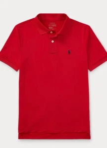 Nuevo con etiquetas Polo Ralph Lauren Performance Jersey, Rojo, Varias Tallas para Niños - Imagen 1 de 6