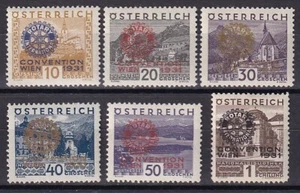 Austria 1931 YV 398A-398F Rotary MNH VF / CAT VALUE $750 - Picture 1 of 1