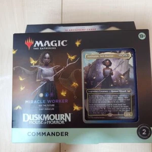 Englische Magisch Gathering Duskmourn House Of Horror Commander Deck Miracle - Bild 1 von 2