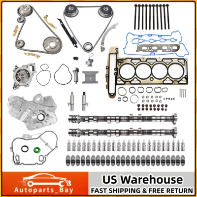 Kit de cadena de distribución balancines elevadores de árbol de levas Fit Chevrolet Equinox GMC Terrain 2,4 L Foto 1 de 4