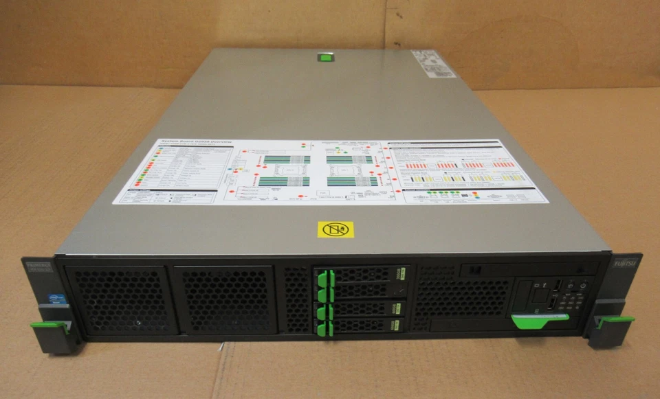 Fujitsu Primergy RX300 S7 2x 8C Intel E5-2670 2.60GHz 192GB Ram 2U Server - Image 1 of 4