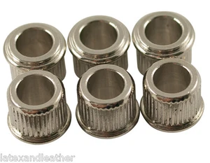 Kluson Nickel adapter bushings fit Gibson 10mm pegholes MB65N-L US - Picture 1 of 2