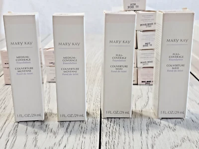 Mary Kay Liquid Medium & Full Coverage Foundation Beige Bronze Ivory PICK COLOR! - Image 1 of 4