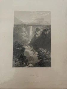 WOW! Ancient View of Terni Lithograph 19th Century - Picture 1 of 4