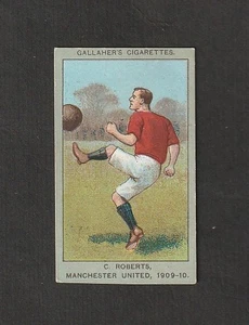 GALLAHER Belfast London Tabak Association Football MANCHESTER UNITED Roberts - Bild 1 von 2