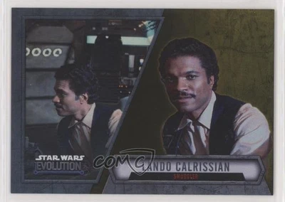 2016 Topps Star Wars Evolution Gold /50 Lando Calrissian Smuggler #64 g2u - Image 1 of 3