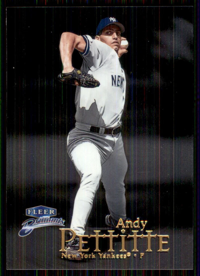 1999 Fleer Brilliants #106 Andy Pettitte New York Yankees - Image 1 of 2