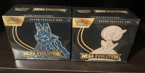 Pokémon TCG Mega Evolution Gardevoir & Lucario ETB Elite Trainer Box SET OF 2 - Picture 1 of 9