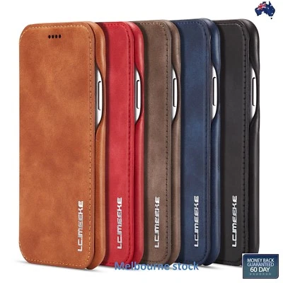 Ultra Slim Leather Wallet FlipStand Case Cover Apple iPhone13 1211Pro/MAX/X/XS/8 - image 1 of 4