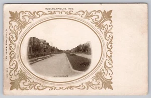 Early 1900s Indianapolis, IN - Morton Place -Historic District Unposted Postcard - Picture 1 of 4
