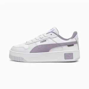 Puma Damenschuhe Carina Street, Plateau - 30 (White/Pale Plum/Silver Mist) - Bild 1 von 7