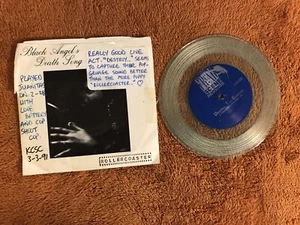 black angel's death song 45rpm 7" alt punk garage grunge L7 leaving trains 1991! - Imagen 1 de 2