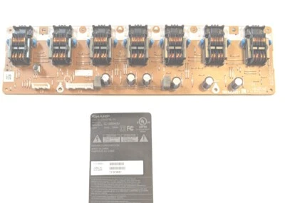 SHARP LC-26D43U INVERTER BOARD QKITF0145SNP2 / RUNTKA213WJZZ (5X) - Image 1 of 4
