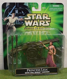 Star Wars Power Of The Jedi Princess Leia With Sail Barge Cannon - Picture 1 of 1